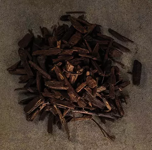 A pile of mulch.