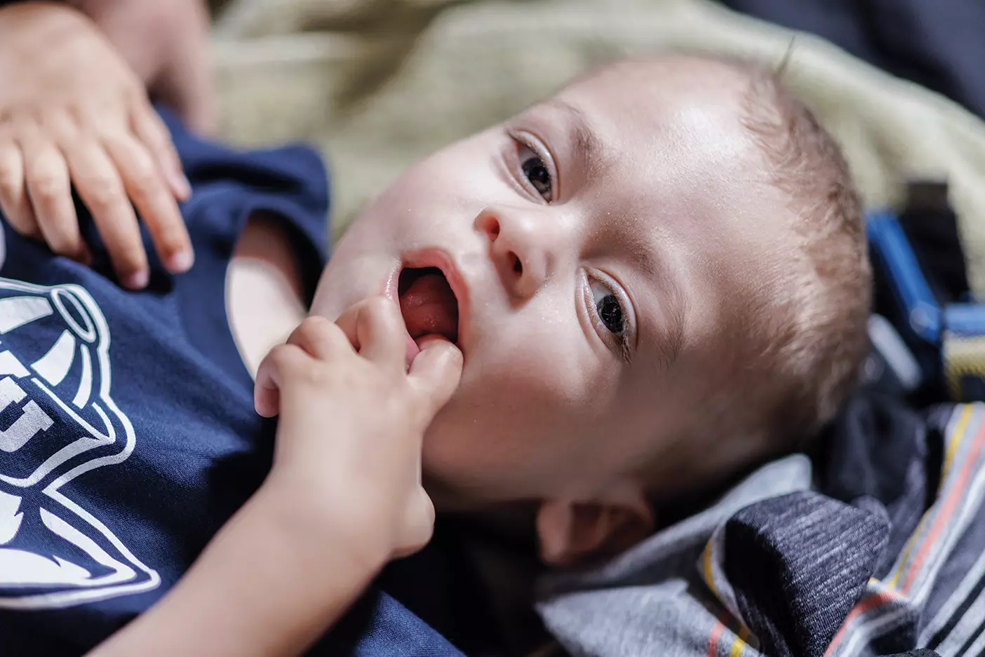 Damian Markham, a toddler with a life-threatening genetic disease.