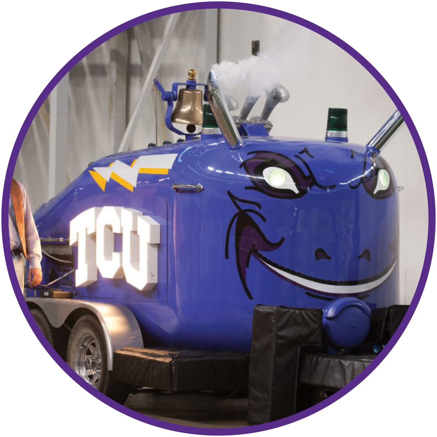 The Texas Christian University Frog Horn