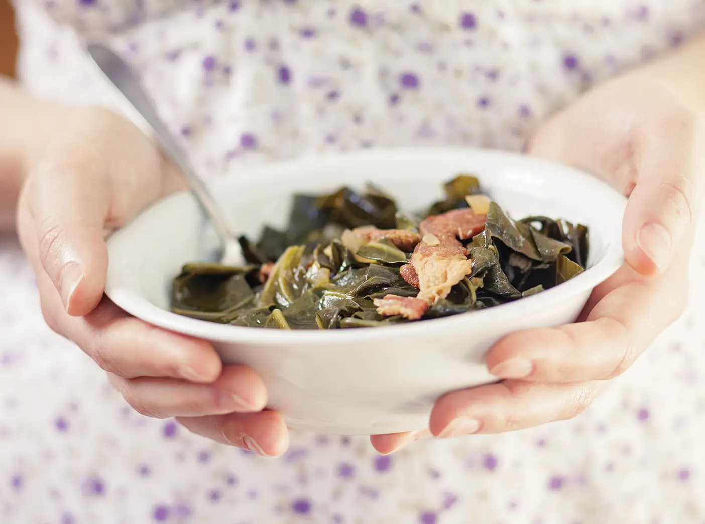 Southern BBQ Collard Greens.