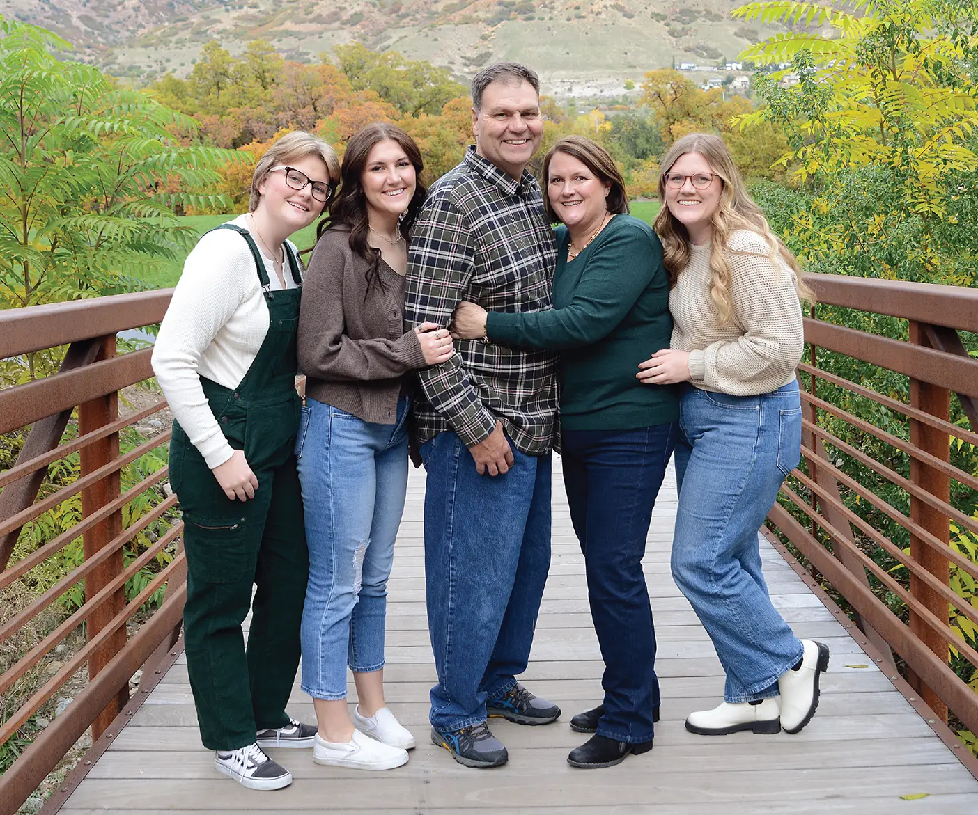 Sarah Jane Weaver and her family.