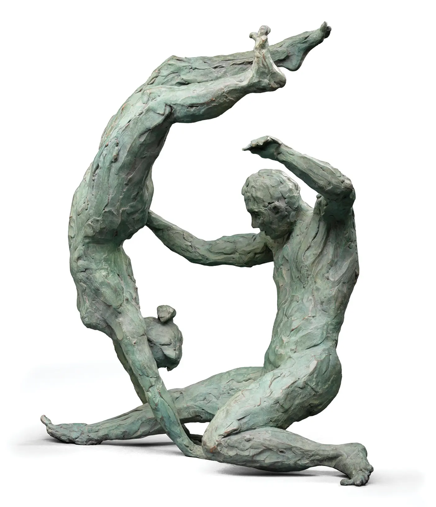 Brian Kershisnik, The Difficult Part, bronze, 2024. Courtesy of the artist.