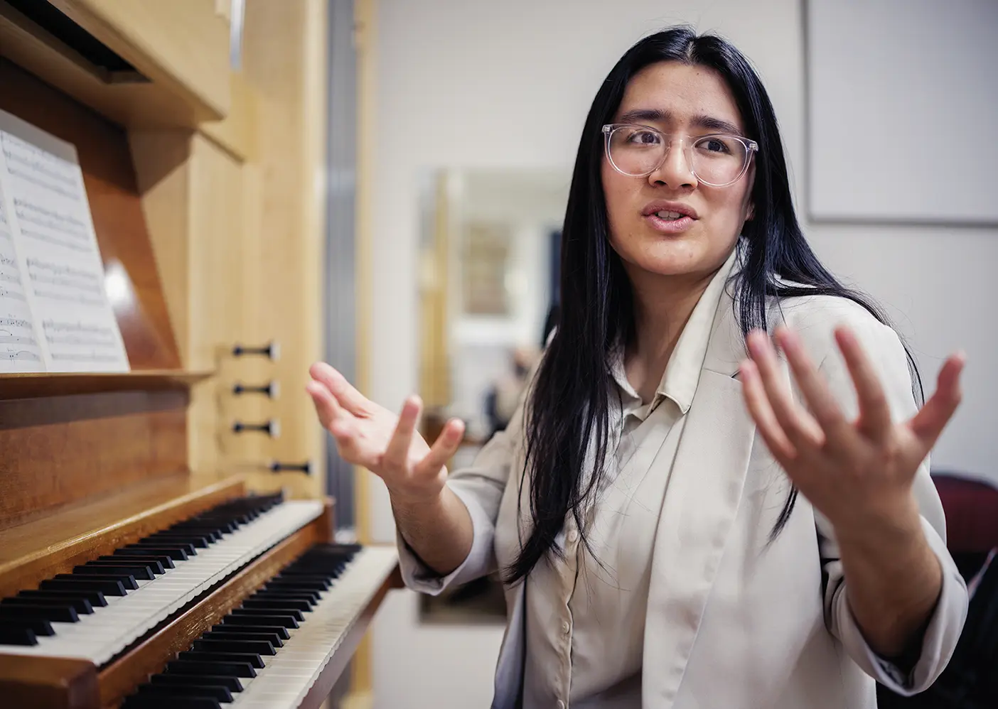 Renee Chiu started a refugee music program.