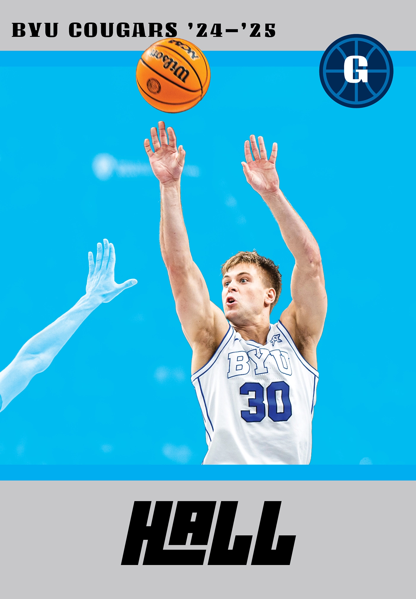 BYU basketball player Dallin Hall