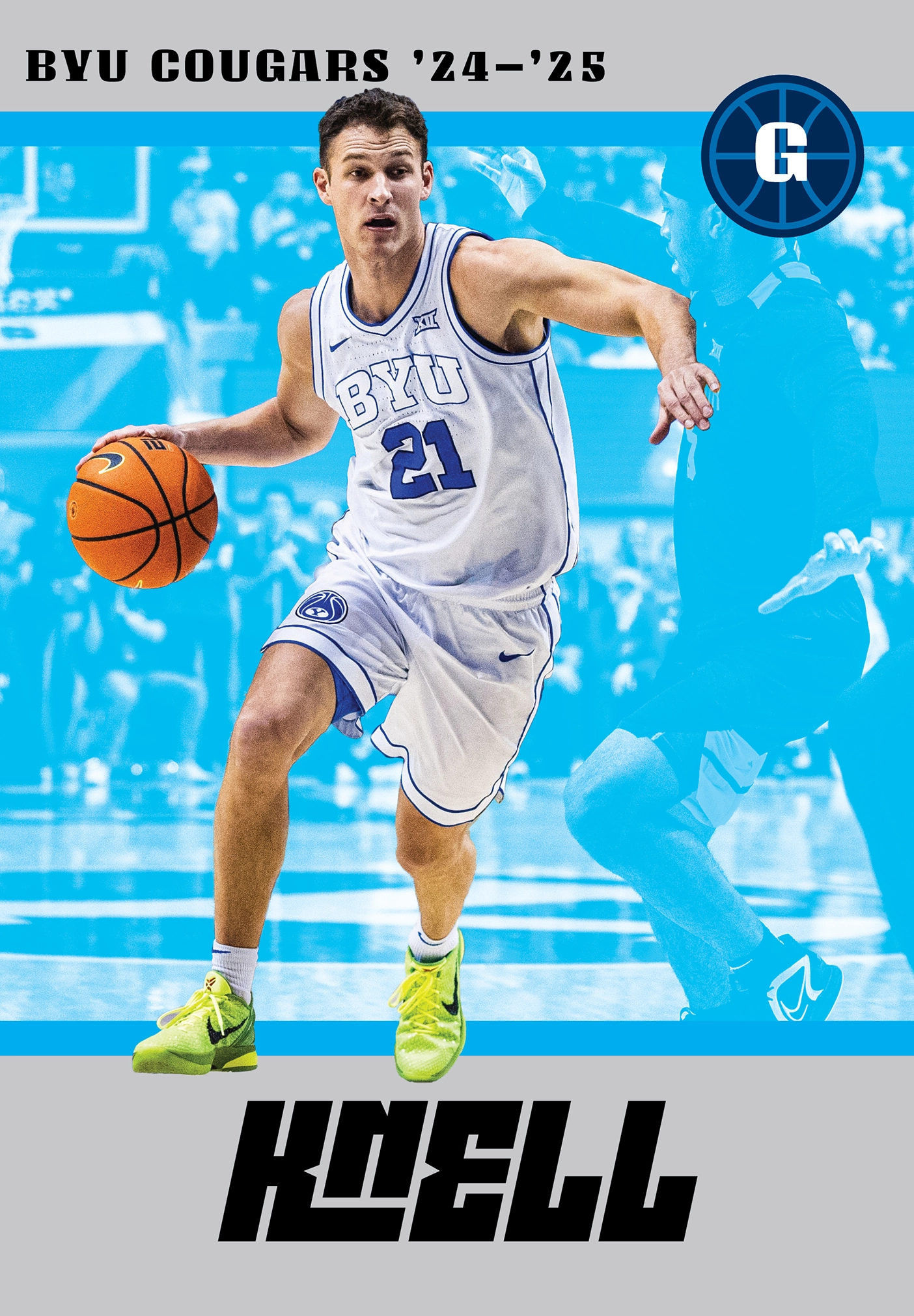 BYU basketball player Trevin Knell