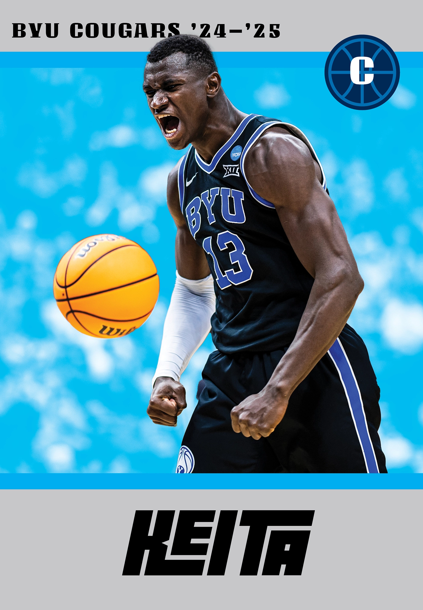 BYU basketball player Keba Keita