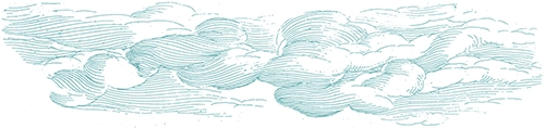 Etching of a cloud.