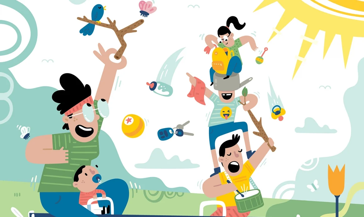 A family embraces neurodivergent children.