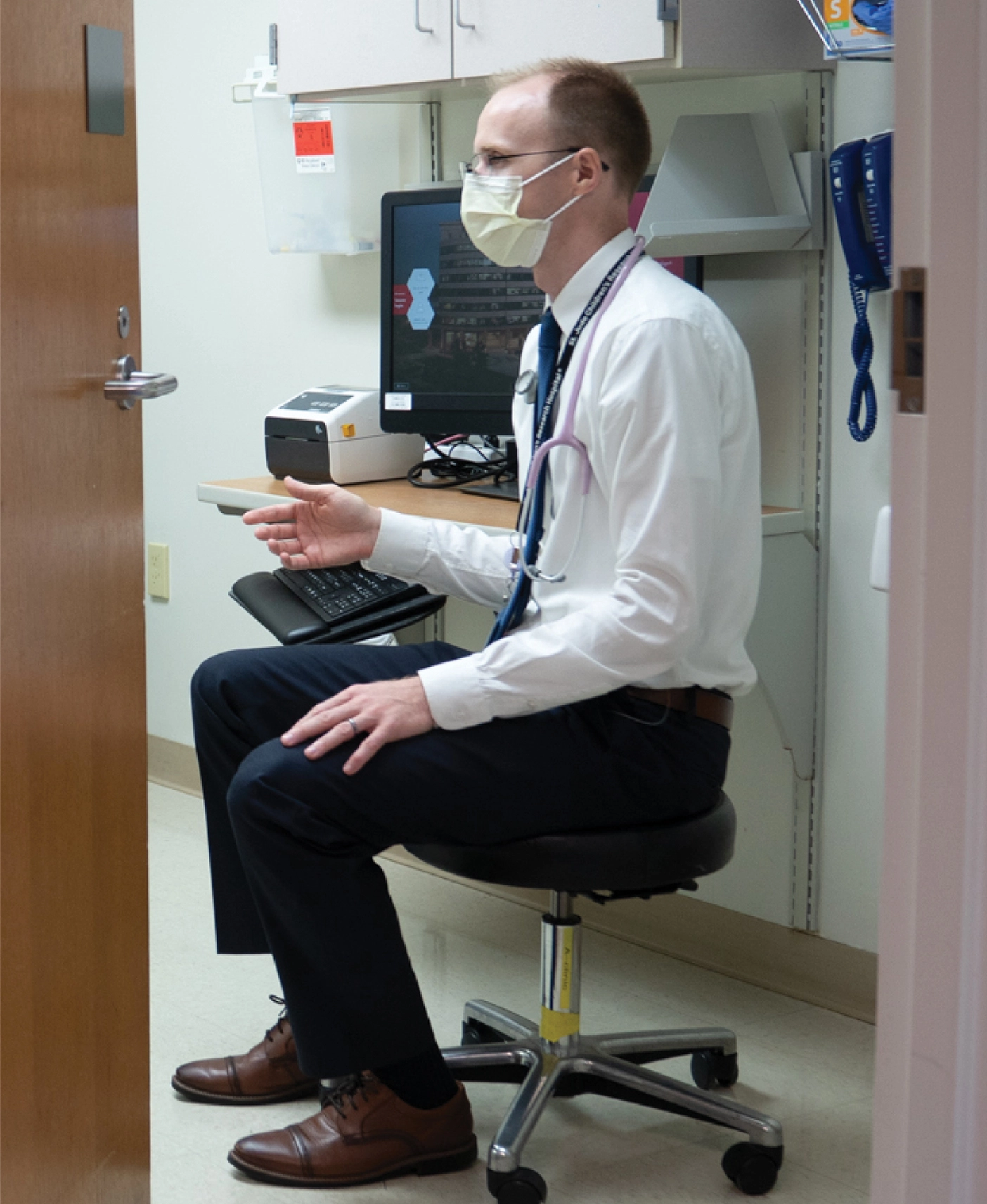 Pediatric oncologist Matthew Rees