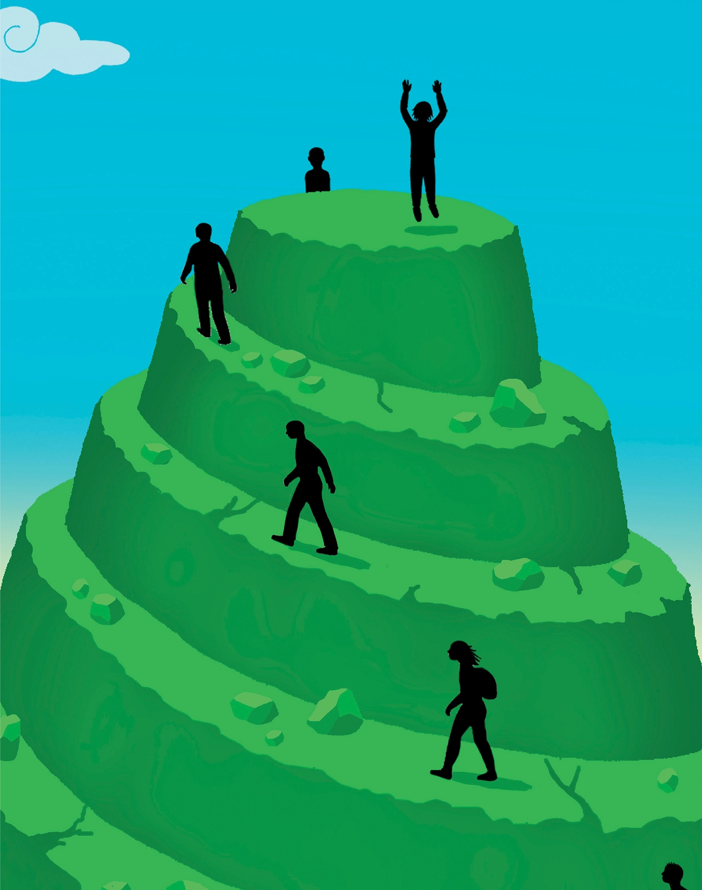 Raising resilience means climbing the mountain