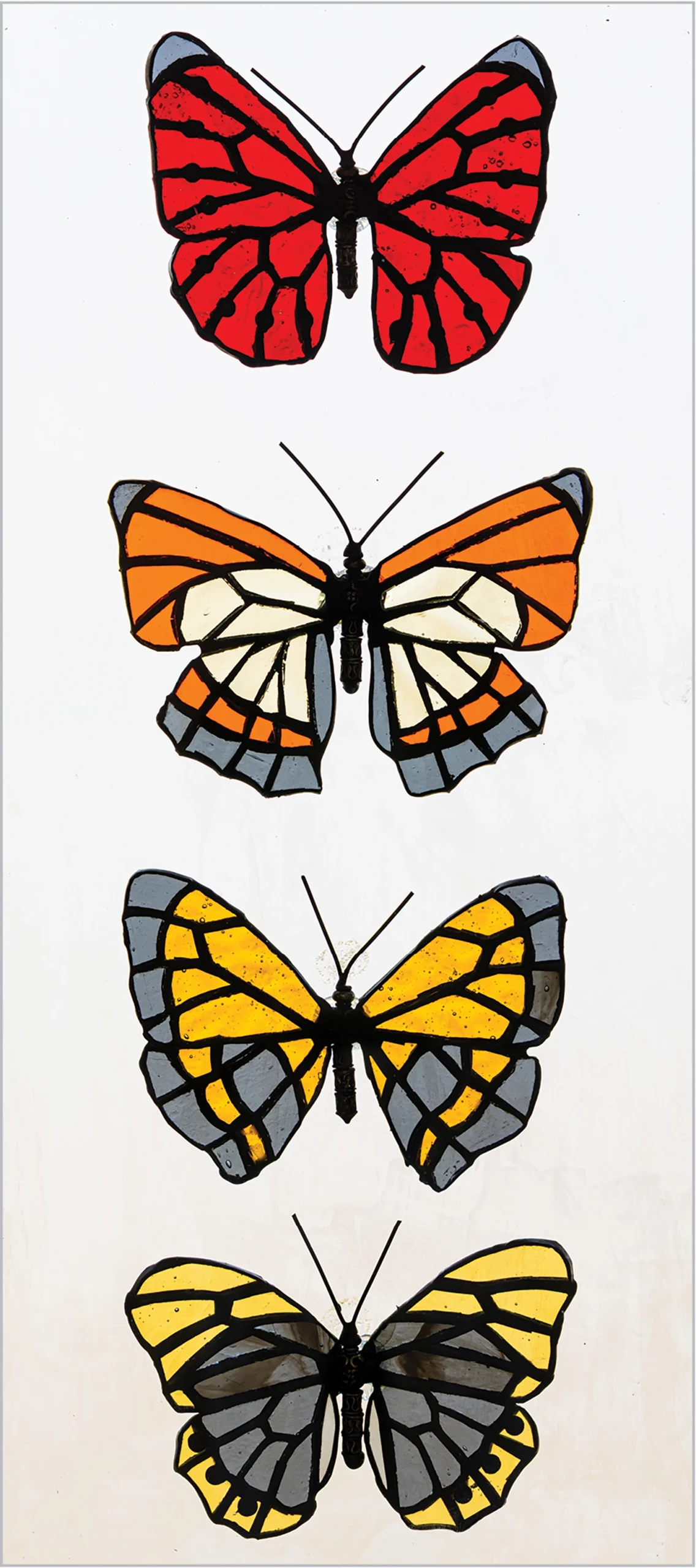 Andrea Rosborough's stained glass butterflies