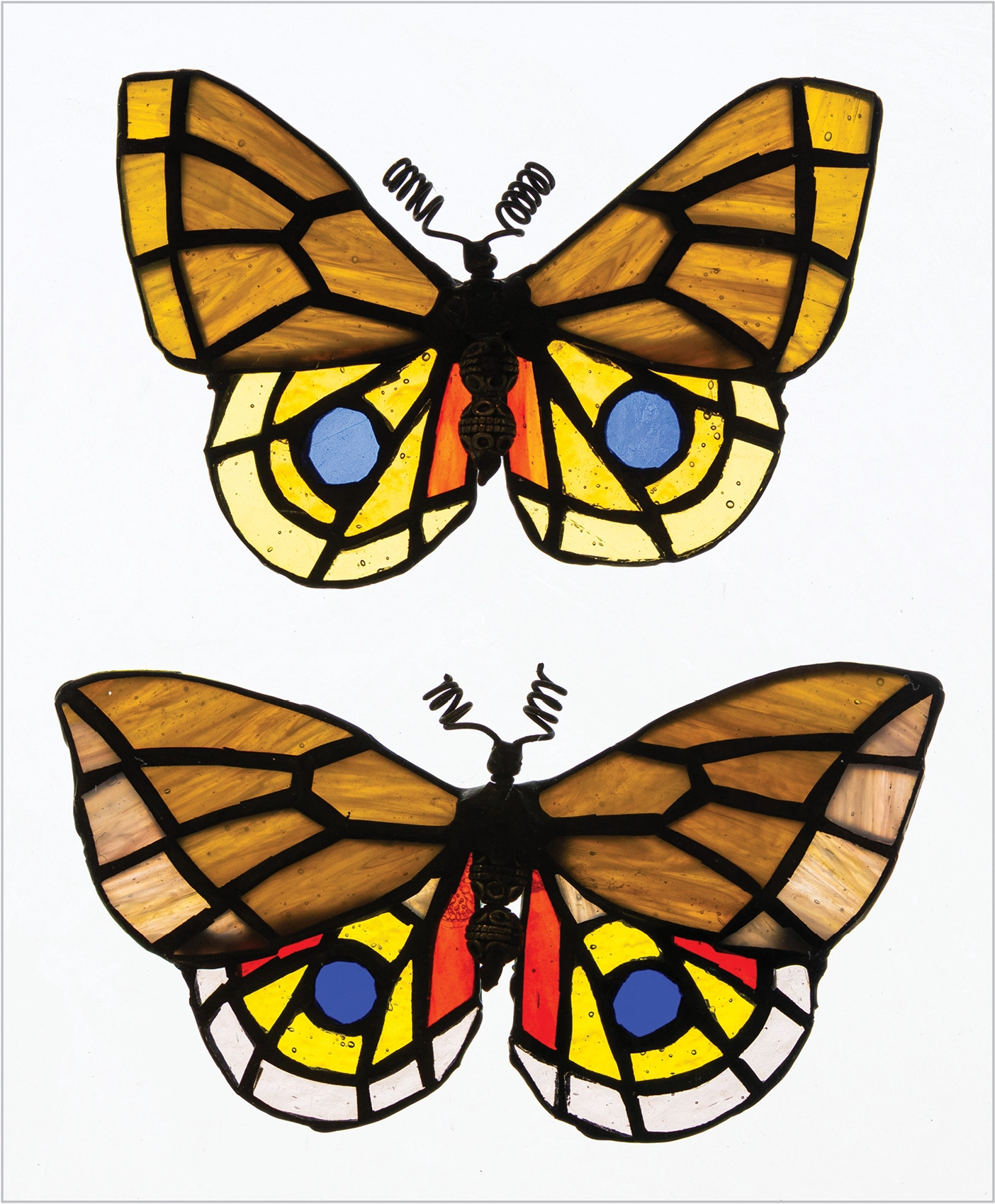 Andrea Rosborough's stained glass butterflies
