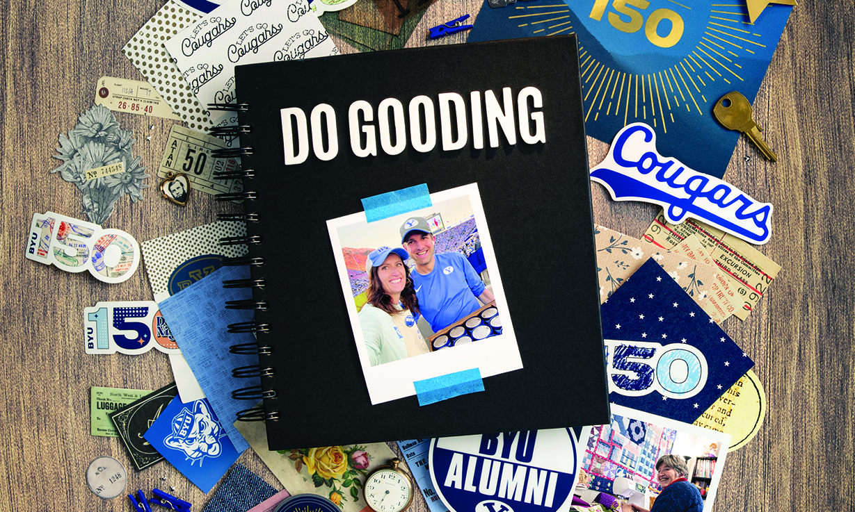 A scrapbook of the BYU 150 service challenge entries